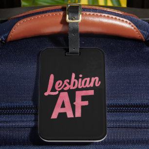 Lesbische AF-Blume LGBT-Stolz Schwule Liebe-Parade Gepäckanhänger