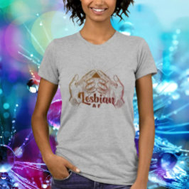 Lesbische AF-Magic-Hände T-Shirt