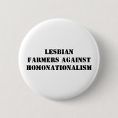 lesbische Bauern gegen homonationalism Button (Vorderseite)