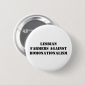 lesbische Bauern gegen homonationalism Button (Vorne & Hinten)
