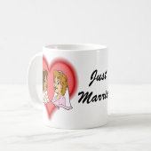 Lesbische Bi-Rassische Paare Kaffeetasse (Vorderseite Links)