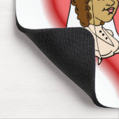 Lesbische Bi-Rassische Paare Mousepad (Ecke)