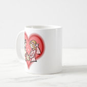 Lesbische Bräute Kaffeetasse (Vorderseite Links)