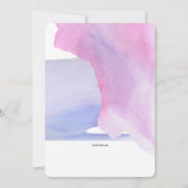 Lesbische Brautparty-Einladung Einladung (Rückseite)