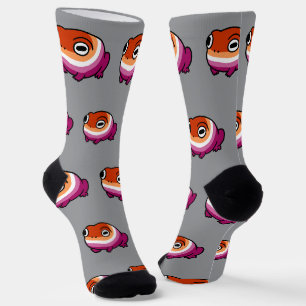 Lesbische Dicke-Frosch-Stolz-Socken Süße WLW-Que Socken