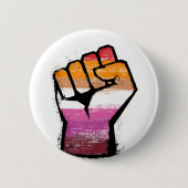 Lesbische Faust Button (Vorderseite)