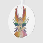 Lesbische Fee  Ornament (Vorderseite)