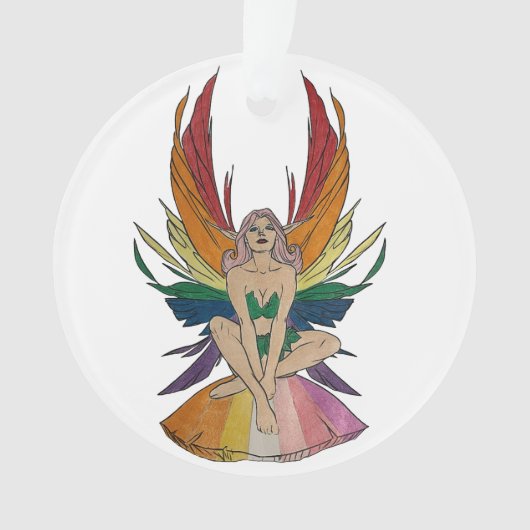 Lesbische Fee  Ornament (Vorderseite)