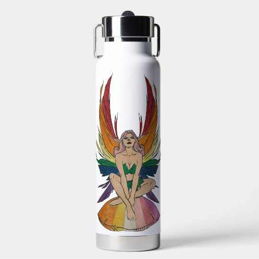 Lesbische Fee Trinkflasche (Vorderseite)