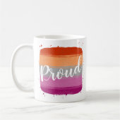 Lesbische Flag Pride Coffee Tasse (Links)