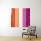 Lesbische Flagge 57 x 57 Wandteppich (Beispiel)