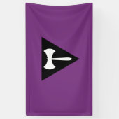Lesbische Flagge Banner (Vertikal)