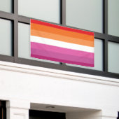 Lesbische Flagge Banner (Äußeres Gebäude)