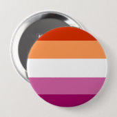Lesbische Flagge Button (Vorne & Hinten)