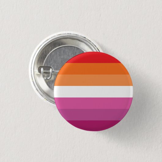 Lesbische Flagge Button (Vorne & Hinten)