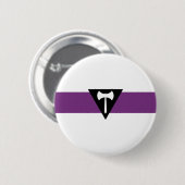 Lesbische Flagge Button (Vorne & Hinten)