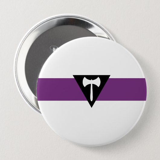 Lesbische Flagge Button (Vorne & Hinten)