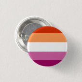Lesbische Flagge Button (Vorne & Hinten)