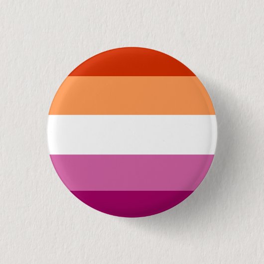 Lesbische Flagge Button (Vorderseite)