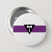Lesbische Flagge Button (Vorne & Hinten)