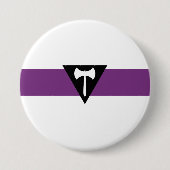 Lesbische Flagge Button (Vorderseite)