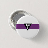 Lesbische Flagge Button (Vorne & Hinten)