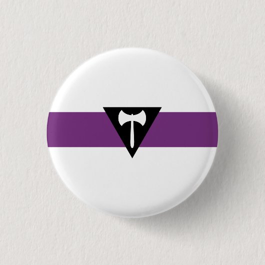 Lesbische Flagge Button (Vorderseite)