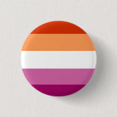 Lesbische Flagge Button (Vorderseite)