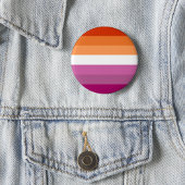 Lesbische Flagge Button