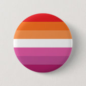 Lesbische Flagge Button (Vorderseite)