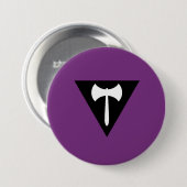 Lesbische Flagge Button (Vorne & Hinten)