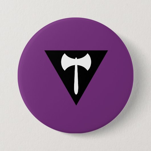 Lesbische Flagge Button (Vorderseite)