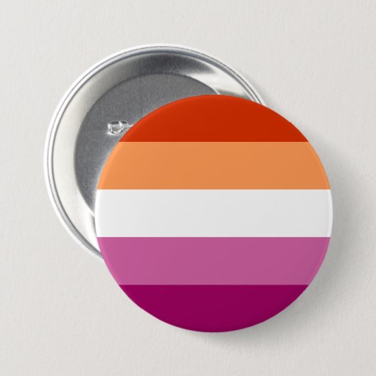 Lesbische Flagge Button (Vorne & Hinten)