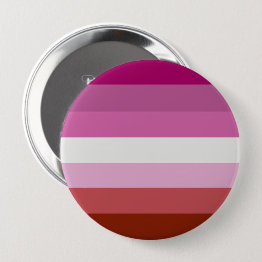 Lesbische Flagge Button (Vorne & Hinten)
