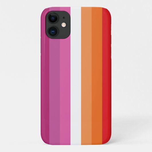 Lesbische Flagge Case-Mate iPhone Hülle (Rückseite)