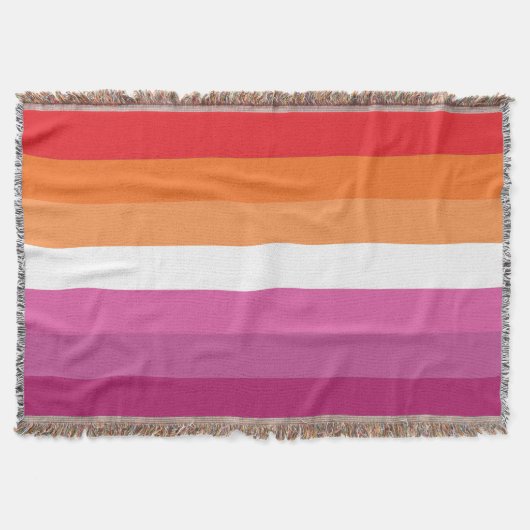 Lesbische Flagge Decke (Vorderseite)