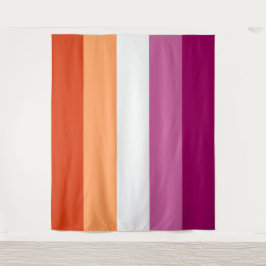 Lesbische Flagge Extra große LGBT Wandteppich