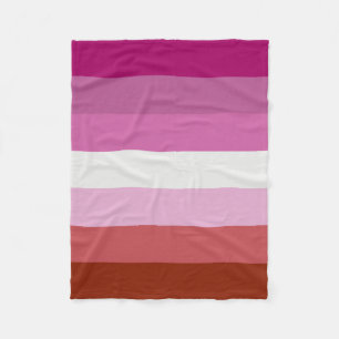 Lesbische Flagge Fleecedecke