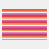 Lesbische Flagge Geschenkpapier Set (Vorderseite 2)