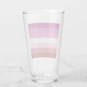 Lesbische Flagge Glas (Rückseite)