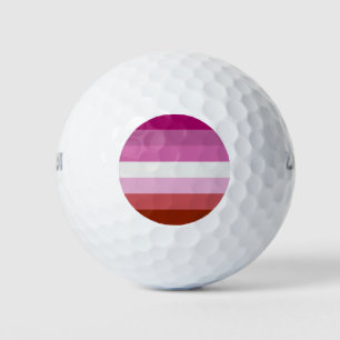 Lesbische Flagge Golfball