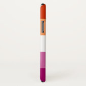 Lesbische Flagge Handy-Fall Case-Mate iPhone Hülle (Hinten/Rechts)