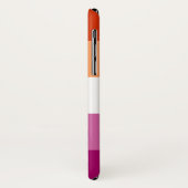 Lesbische Flagge Handy-Fall Case-Mate iPhone Hülle (Hinten/Links)