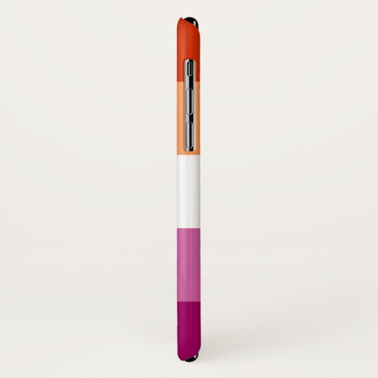 Lesbische Flagge Handy-Fall Case-Mate iPhone Hülle (Hinten/Links)
