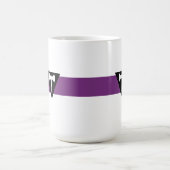 Lesbische Flagge Kaffeetasse (Mittel)