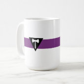 Lesbische Flagge Kaffeetasse (Vorderseite Links)