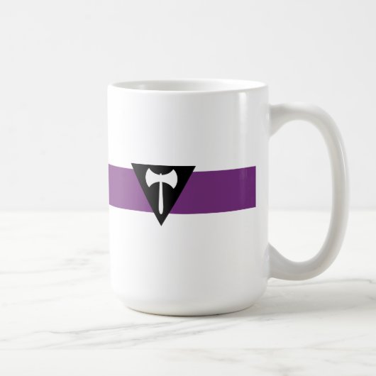Lesbische Flagge Kaffeetasse (Rechts)