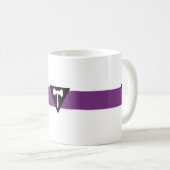 Lesbische Flagge Kaffeetasse (VorderseiteRechts)