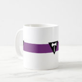 Lesbische Flagge Kaffeetasse (Vorderseite Links)