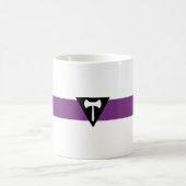 Lesbische Flagge Kaffeetasse (Mittel)